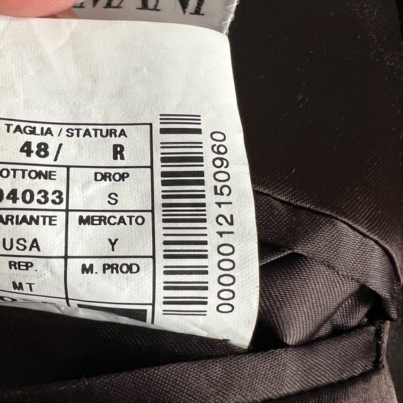 Armani Collezioni Men’s dark brown wool and angora coat size 48R - Picture 5 of 11